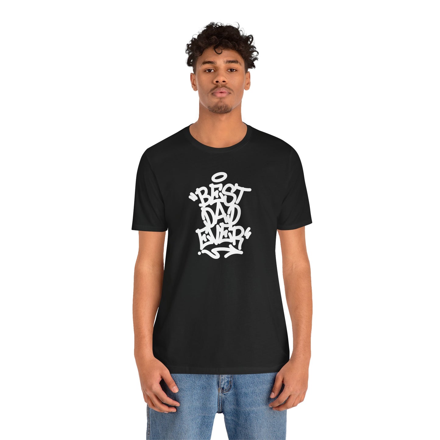 Best Dad Ever Men's Jersey Short Sleeve Tee