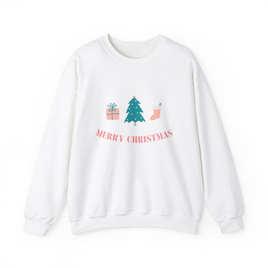 Unisex Heavy Blend Crewneck Sweatshirt Merry Christmas 🎄🎁🧦