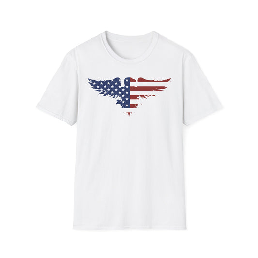 Patriotic Eagle Unisex Softstyle T-Shirt