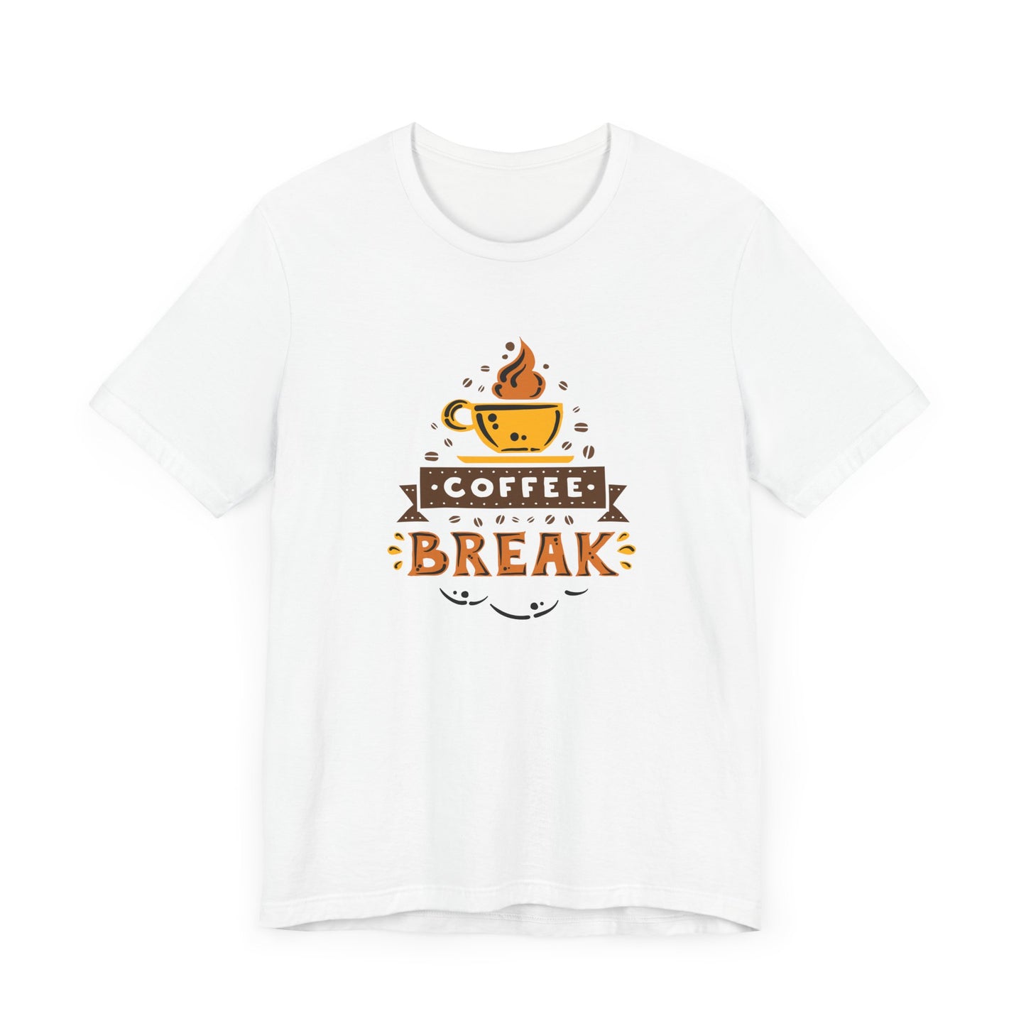 Unisex Jersey Short Sleeve Tee Coffee Break Vibes Tee - Sip, Sip, Hooray