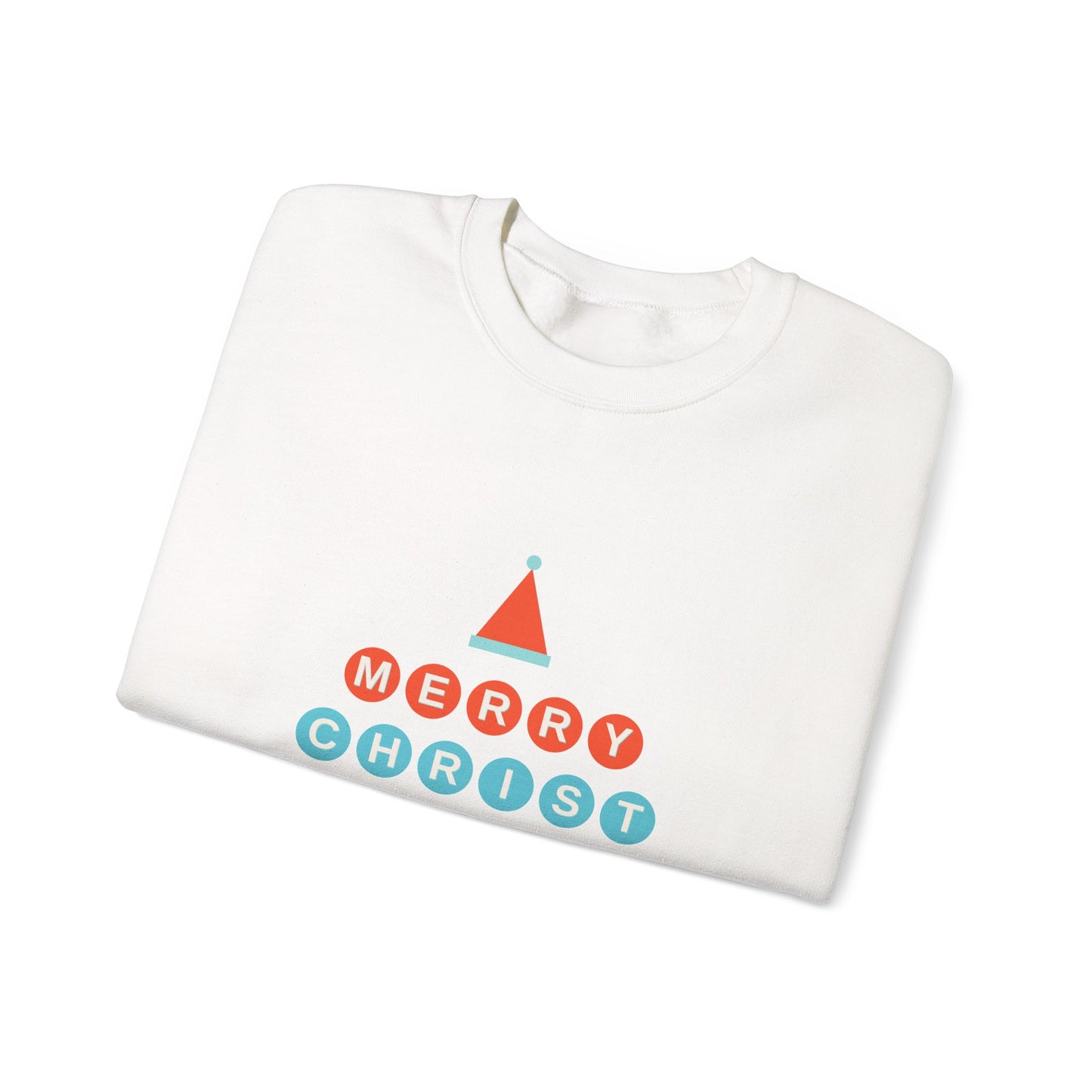 Merry Christmas Baubles 🎄✨ Unisex Heavy Blend Crewneck Sweatshirt