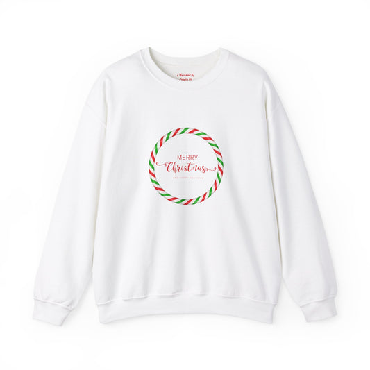 Unisex Heavy Blend Crewneck Sweatshirt Merry Christmas & Happy New Year 🎄✨