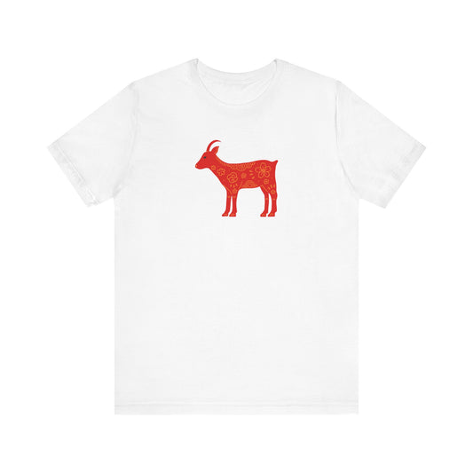 Unisex Jersey Short Sleeve Tee Chinese Zodiac Goat