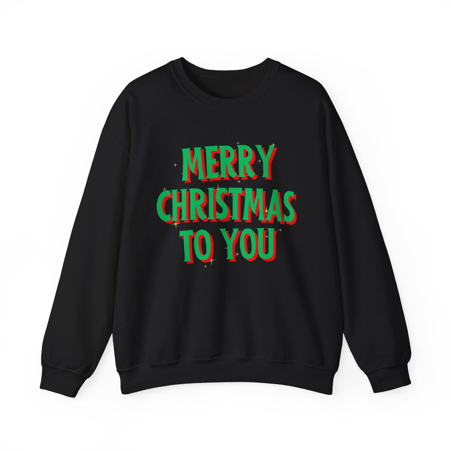 Unisex Heavy Blend Crewneck Sweatshirt Merry Christmas To You 🎄✨