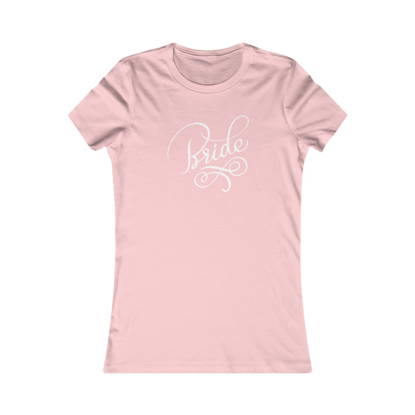 Women's Favorite Tee Bride Vibes White Print