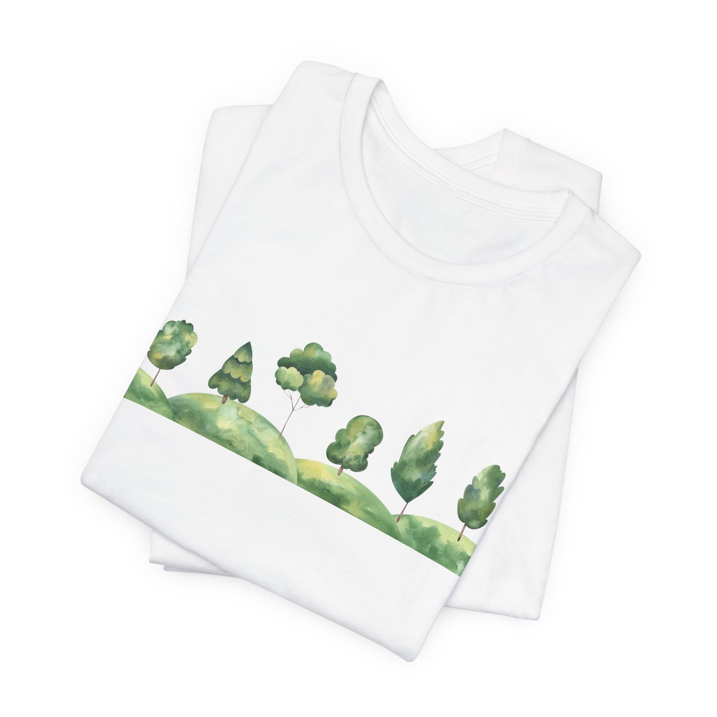 Tree-mendous Green Hills Nature Unisex Jersey Short Sleeve Tee