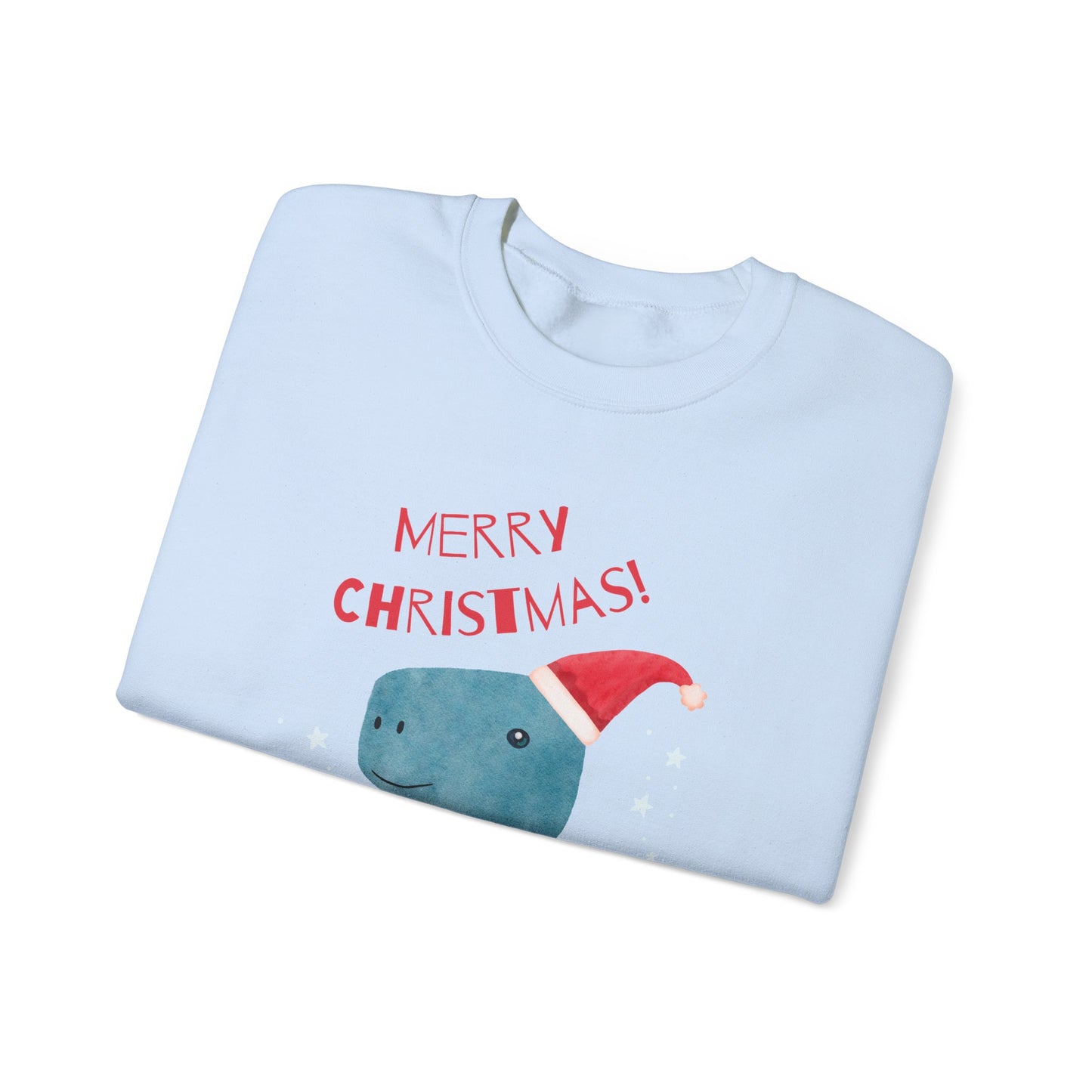 Merry Christmas Dino 🎄🦖🎁 Unisex Heavy Blend Crewneck Sweatshirt