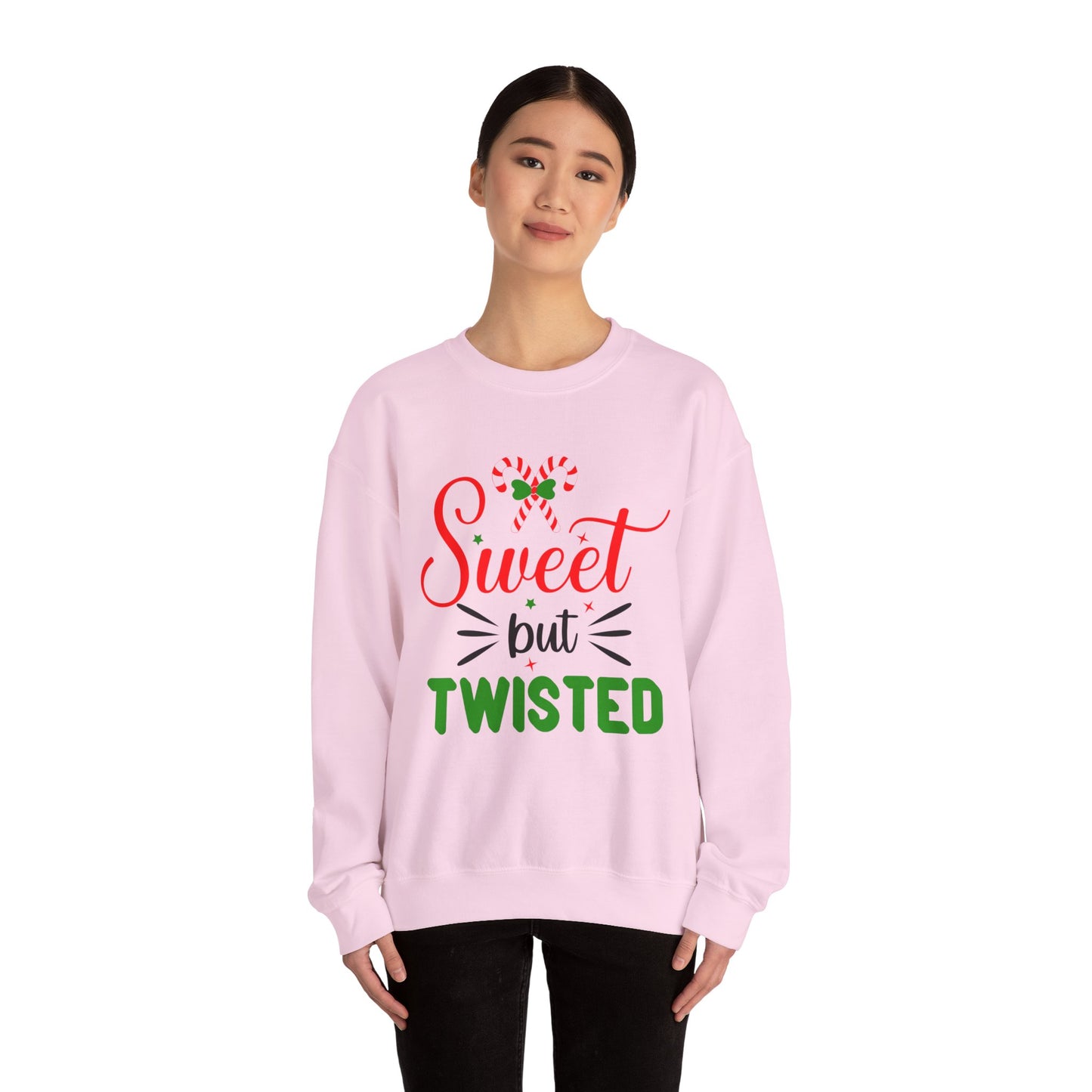 Unisex Heavy Blend Crewneck Sweatshirt Sweet But Twisted 🍭❤️✨