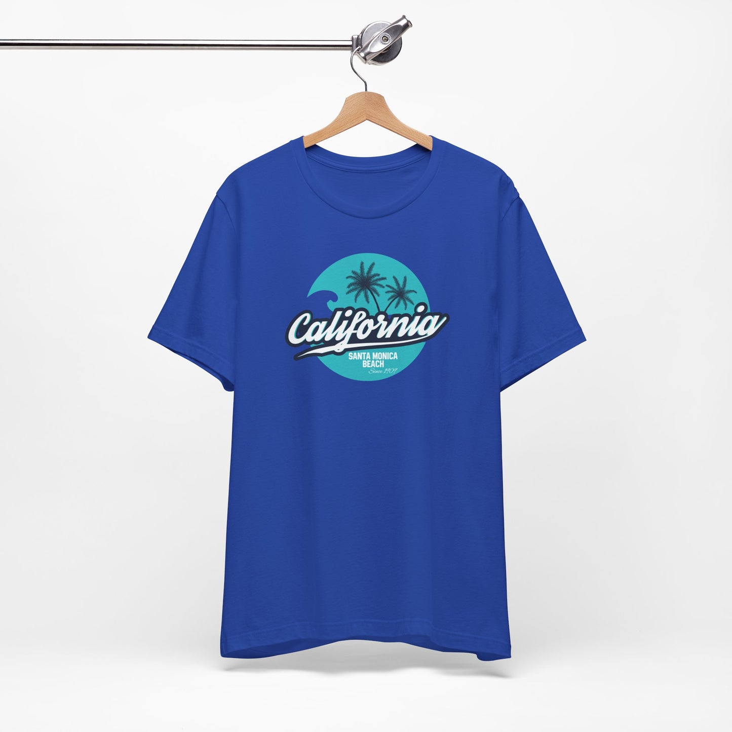 California Santa Monica Beach Unisex Jersey Short Sleeve Tee