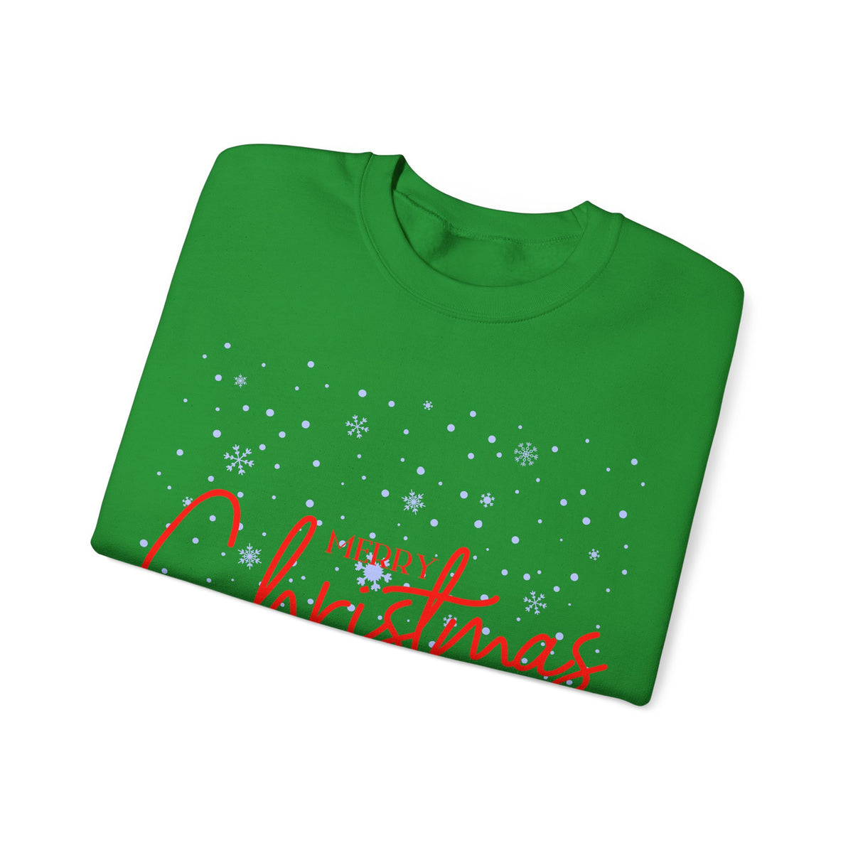 Merry Christmas Snowflakes ❄️🎄✨ Unisex Heavy Blend Crewneck Sweatshirt