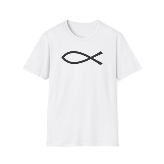 Jesus Fish Ichthys Softstyle T-Shirt