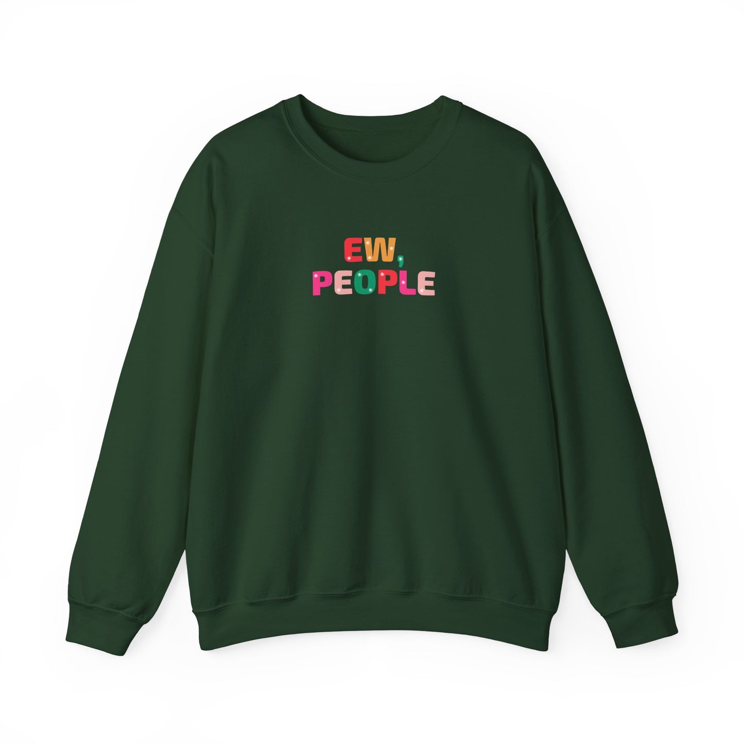 Unisex Heavy Blend Crewneck Sweatshirt Ew, People & Merry Christmas, I Guess 🎄✨