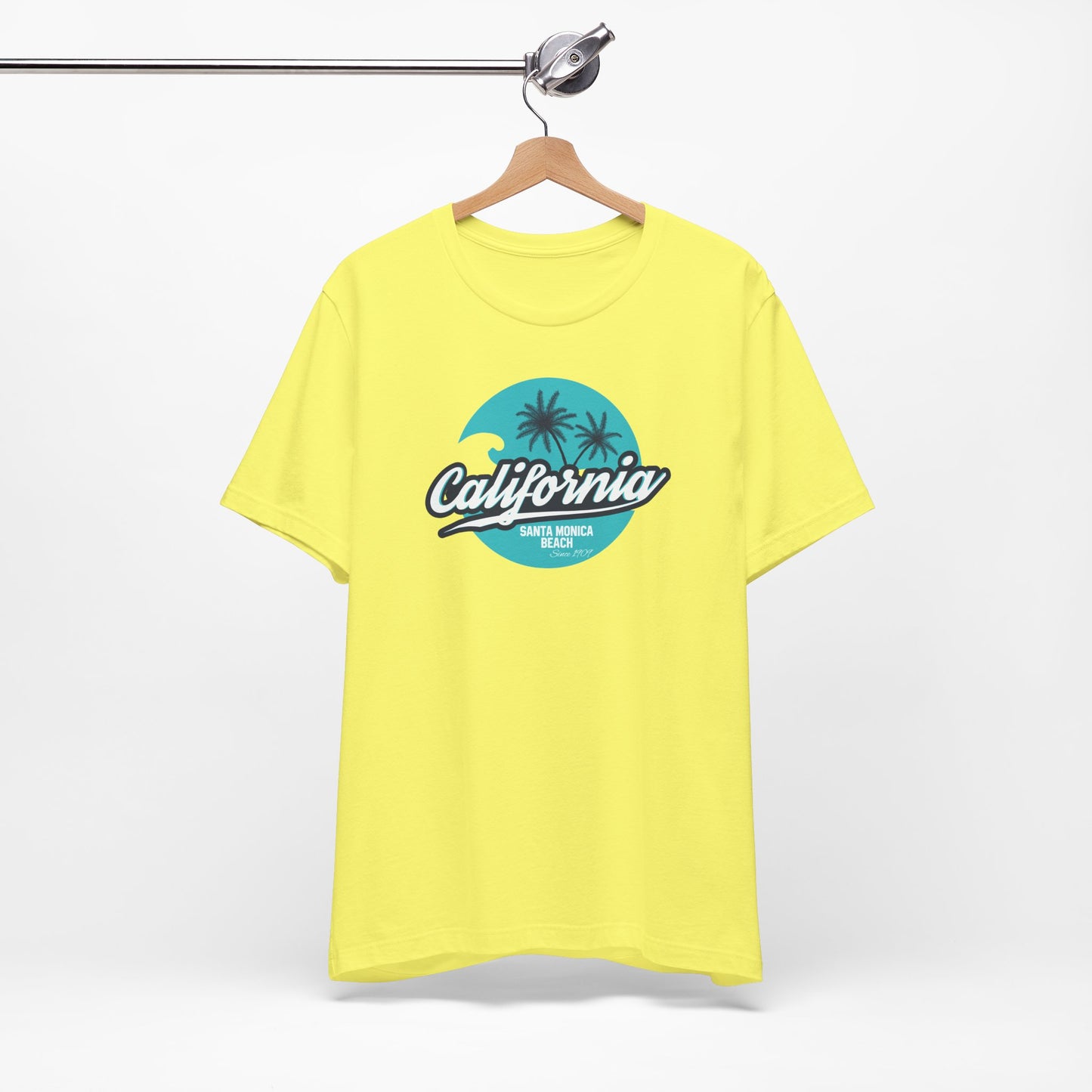 California Santa Monica Beach Unisex Jersey Short Sleeve Tee
