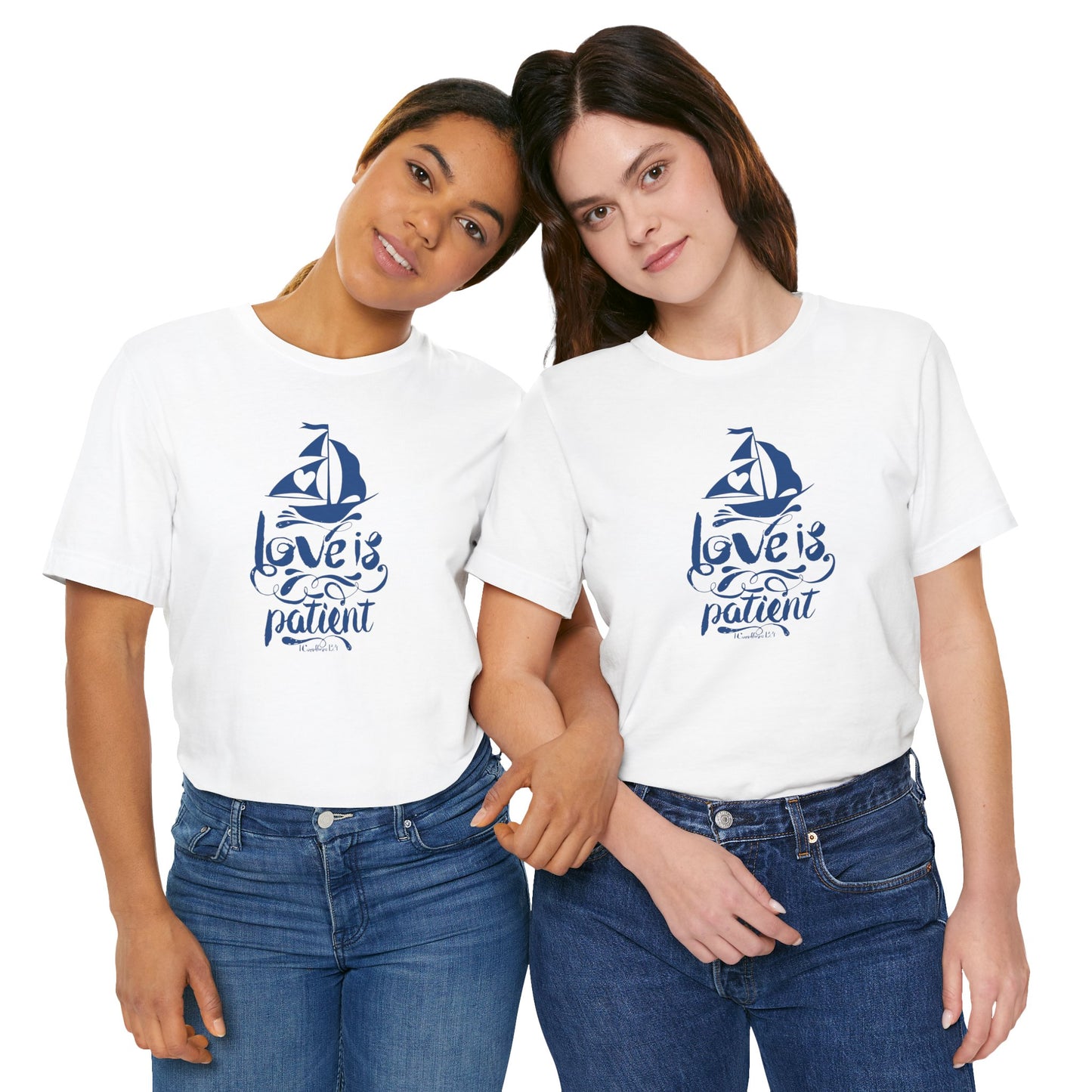 Love Is Patient Corinthians 13:4 Unisex Jersey Short Sleeve Tee