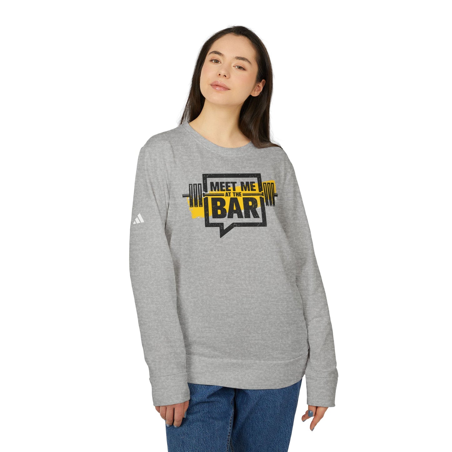 Meet Me At The Bar Adidas Unisex Cozy Fleece Sweatshirt
