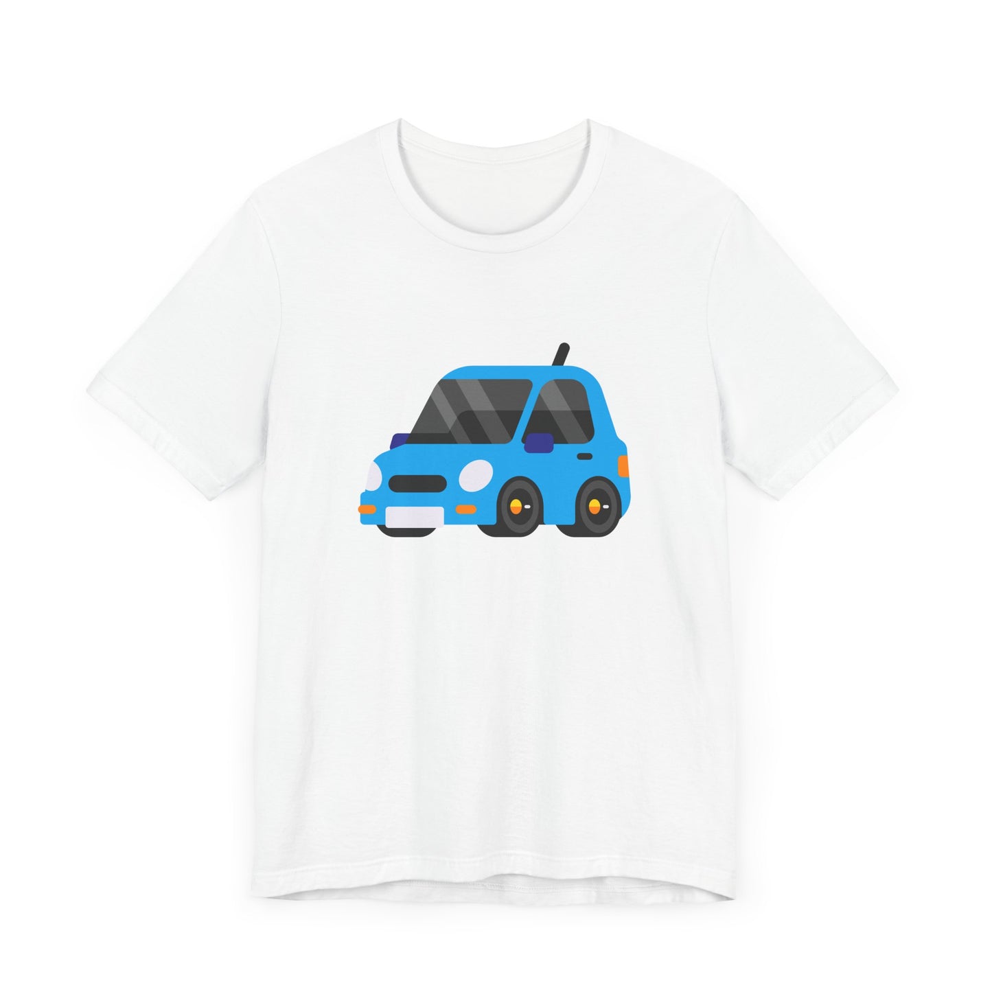 Unisex Jersey Short Sleeve Tee Adorable Car T-shirt Blue Car