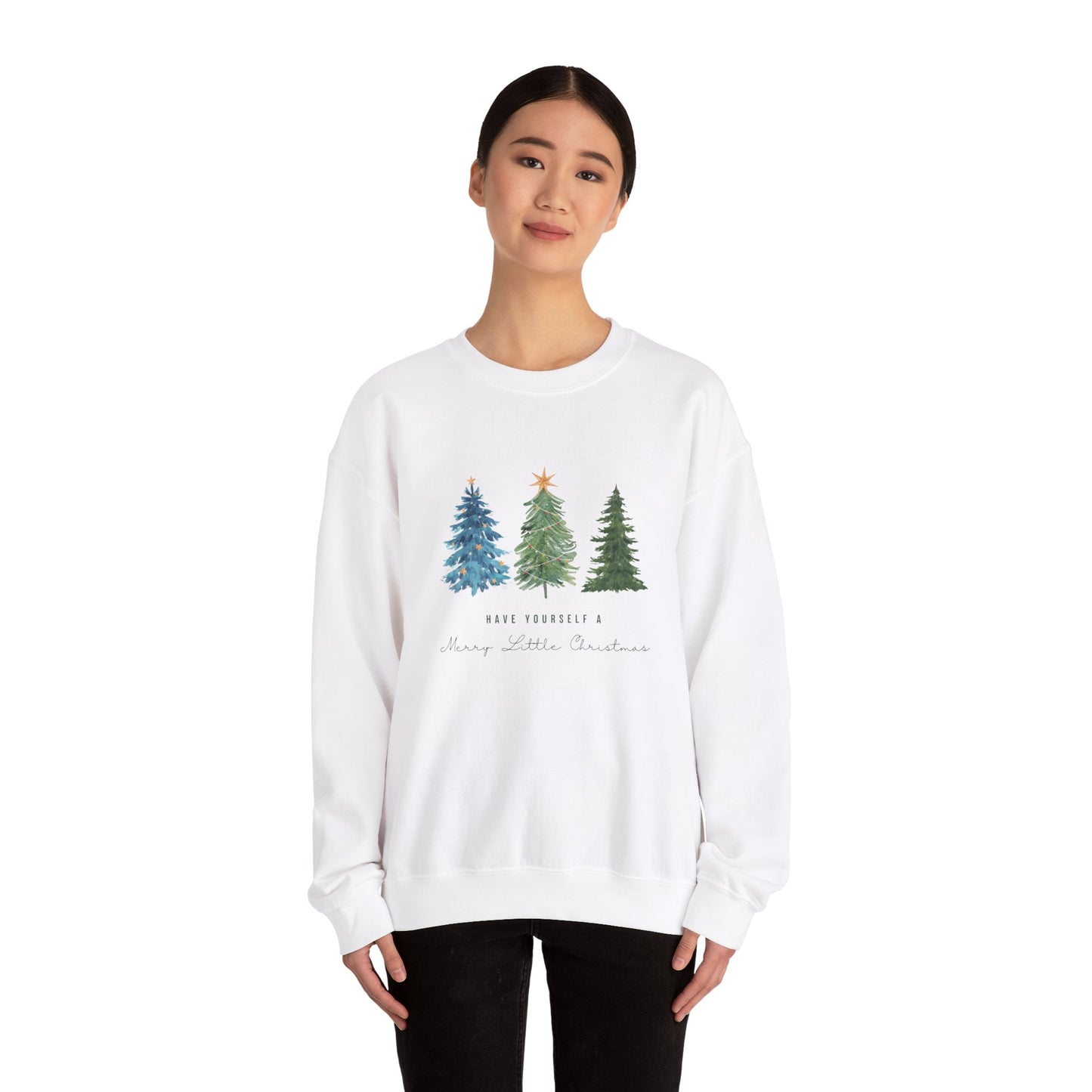 Unisex Heavy Blend Crewneck Sweatshirt Have Yourself A Merry Little Christmas 🎄✨