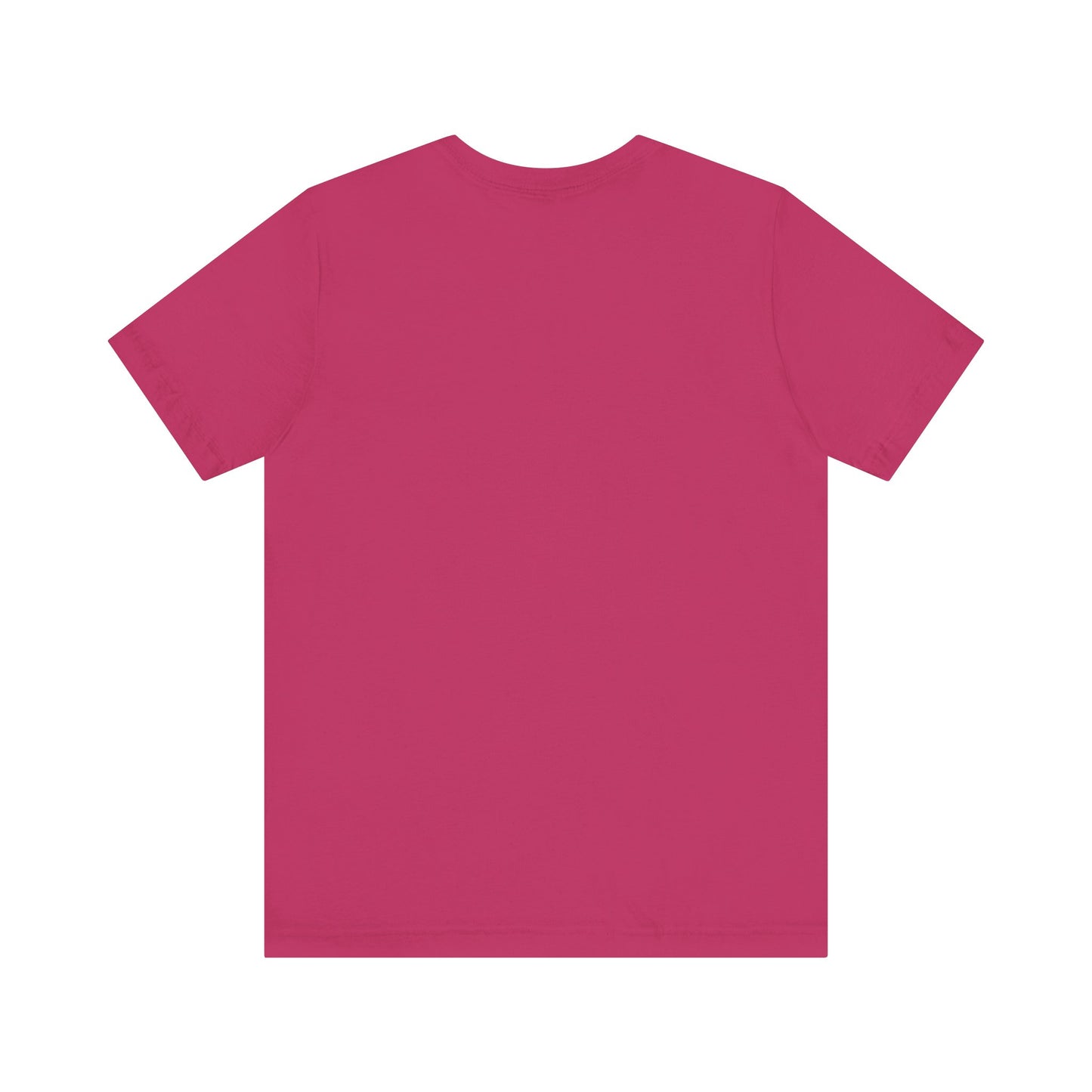 Unisex Jersey Short Sleeve Tee Adorably Quirky Pink Bison With Hearts