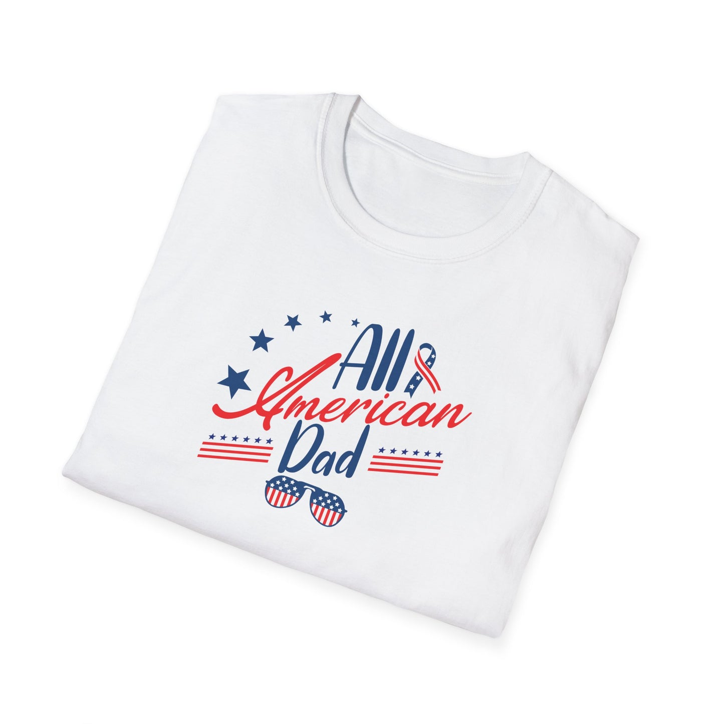 All American Dad Unisex Softstyle T-Shirt