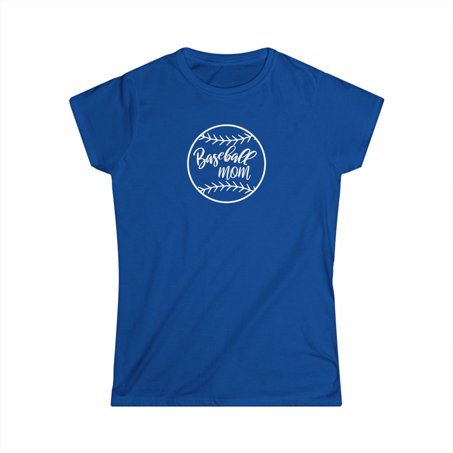 Baseball Mom Women's Softstyle Tee