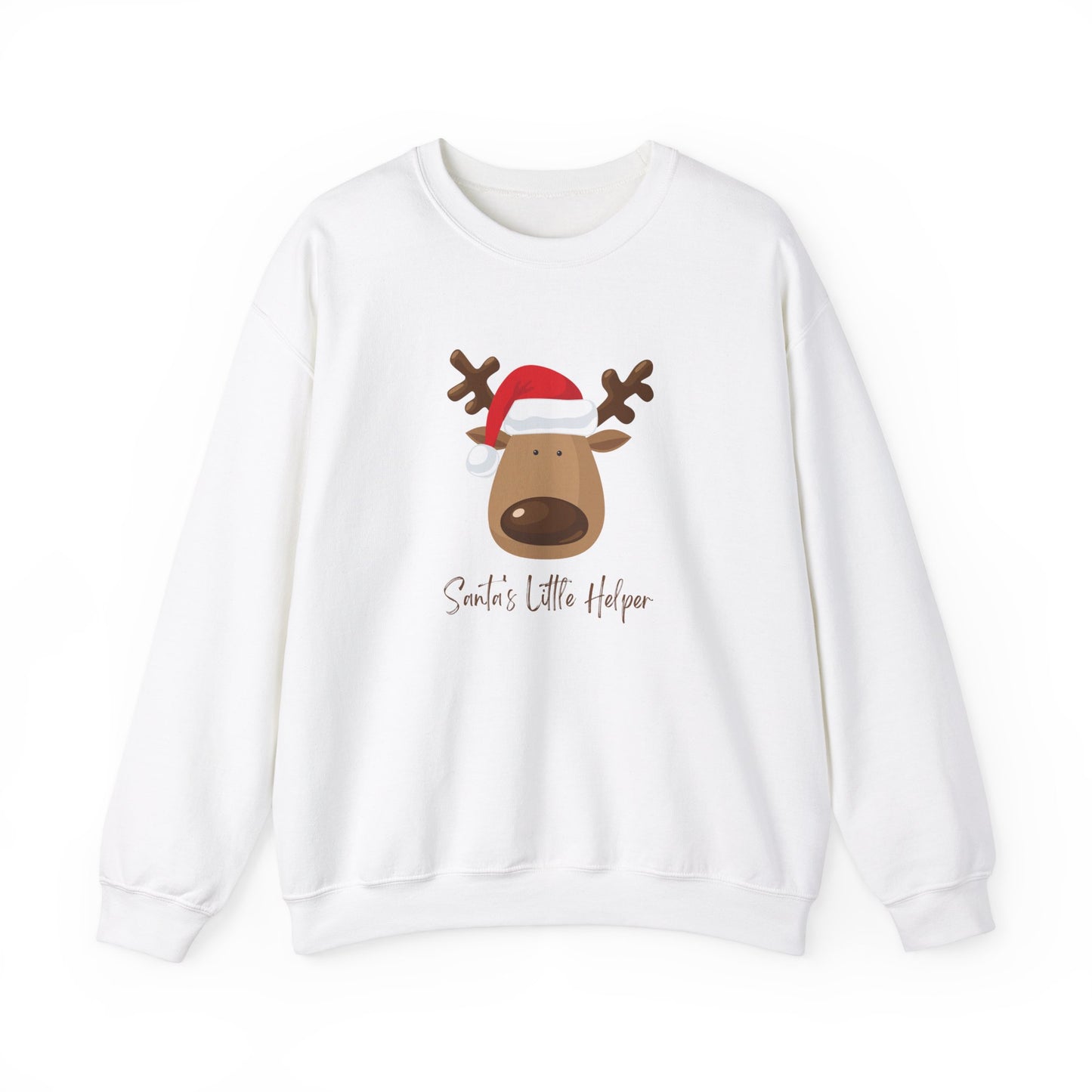 Unisex Heavy Blend Crewneck Sweatshirt Santa's Little Helper 🎅🦌✨