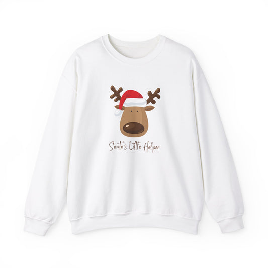 Unisex Heavy Blend Crewneck Sweatshirt Santa's Little Helper 🎅🦌✨