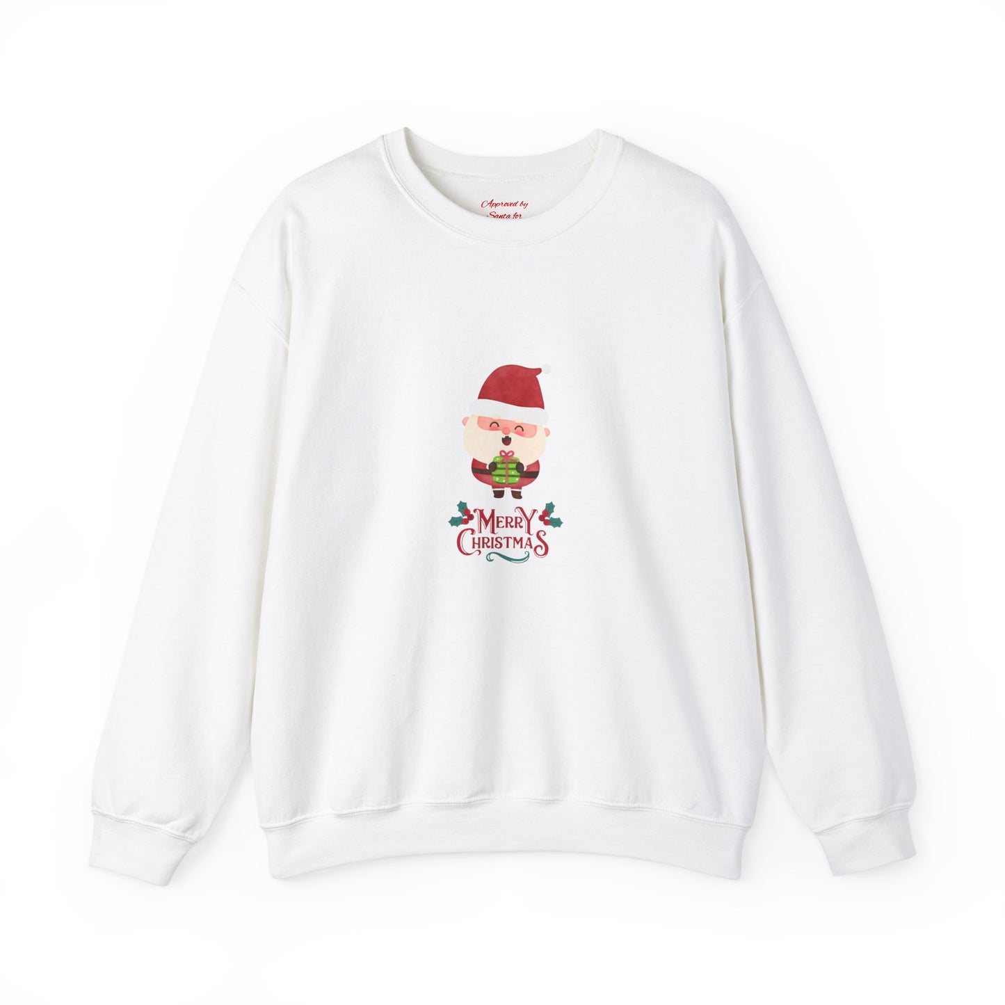 Unisex Heavy Blend Crewneck Sweatshirt Merry Christmas with Santa 🎅🎁✨