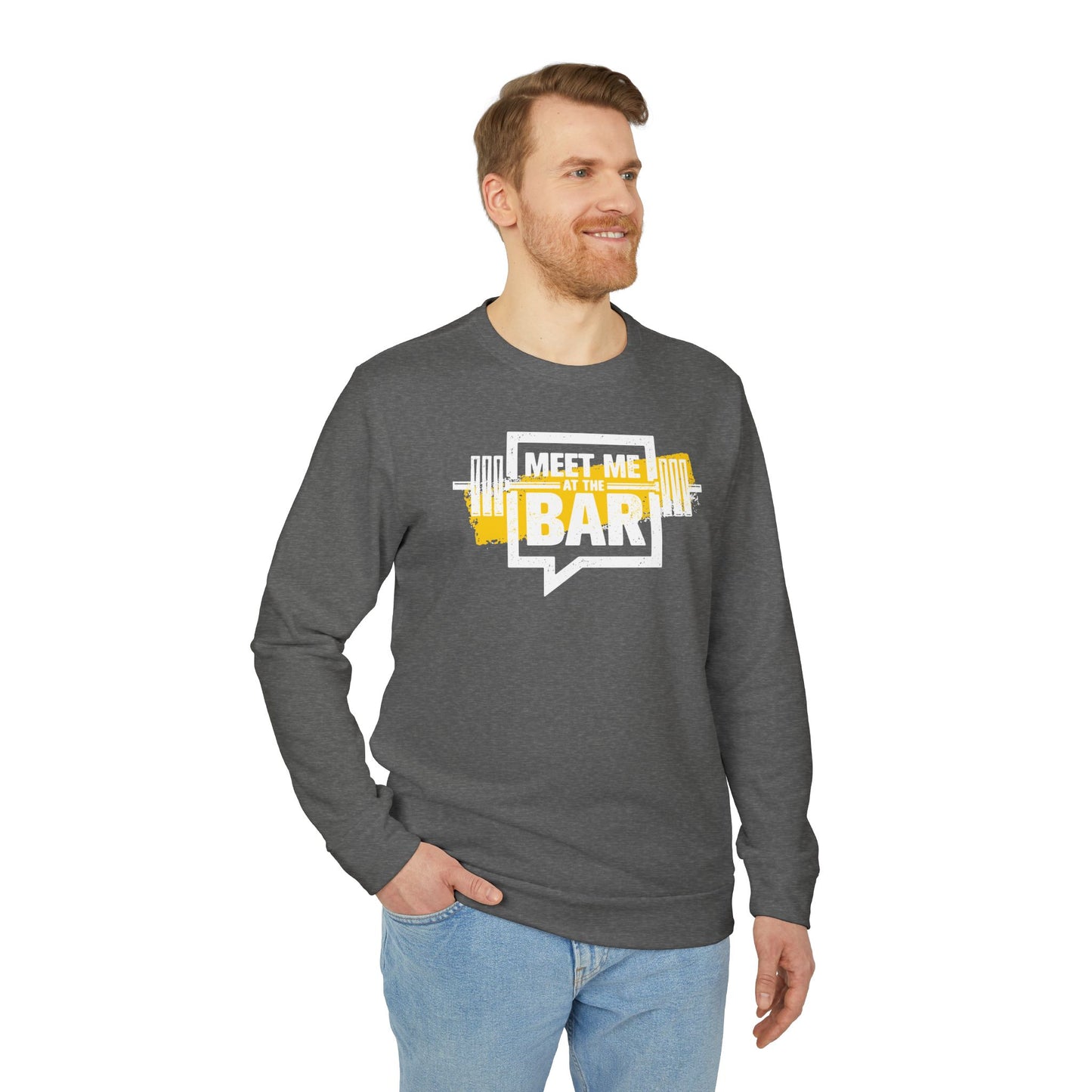 Meet Me At The Bar Adidas Unisex Cozy Fleece Sweatshirt