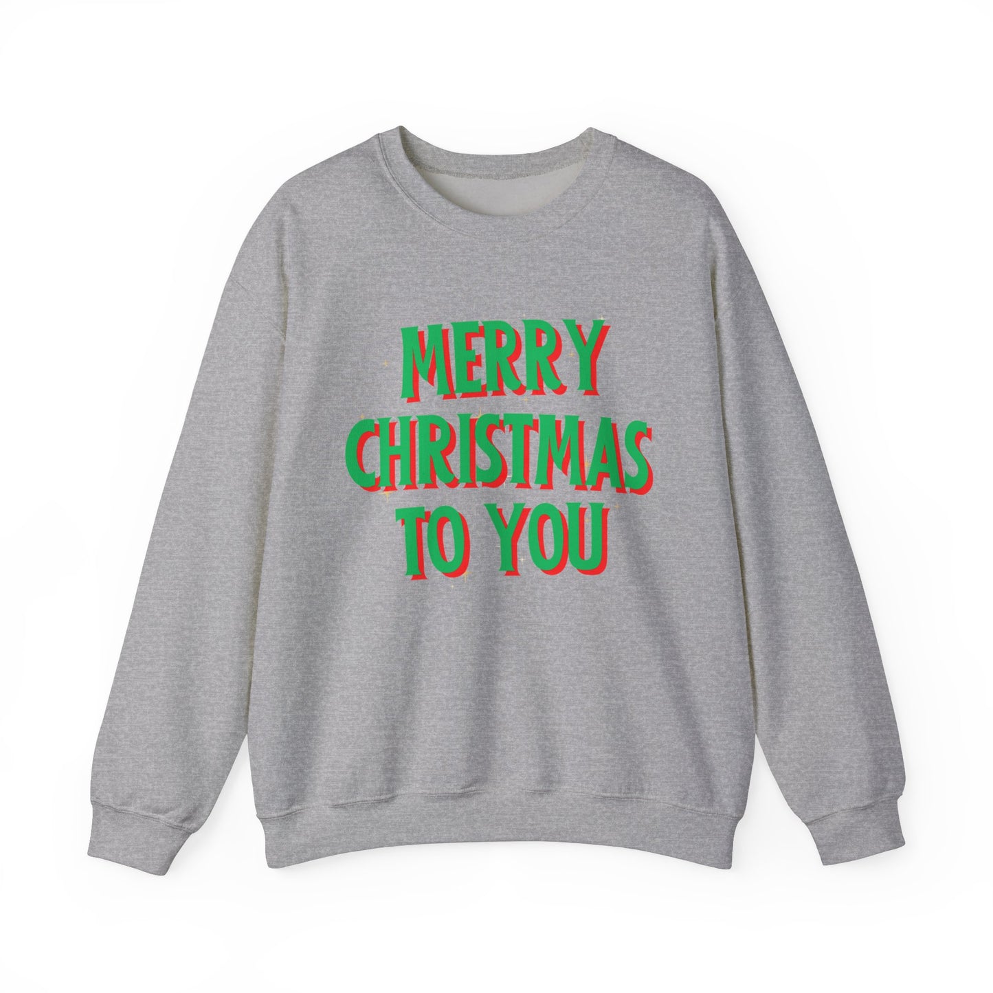 Unisex Heavy Blend Crewneck Sweatshirt Merry Christmas To You 🎄✨