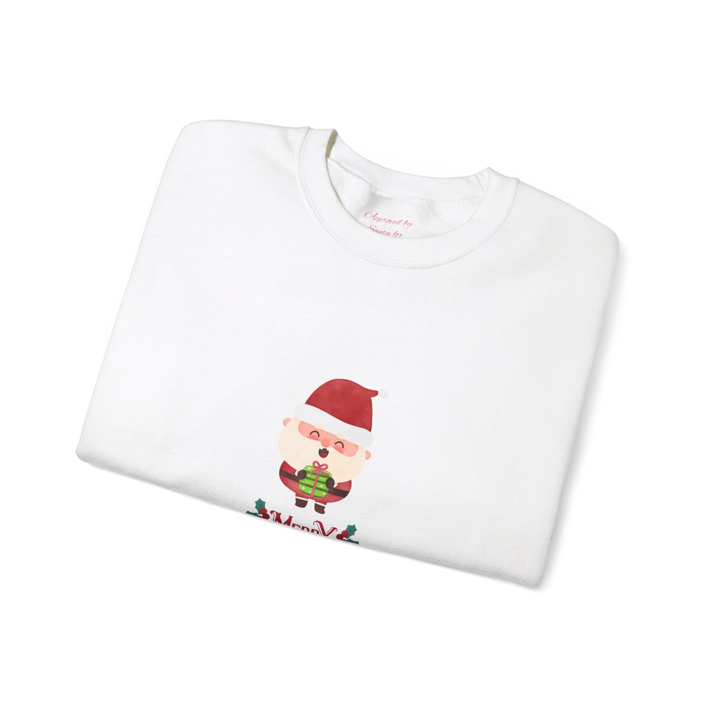 Unisex Heavy Blend Crewneck Sweatshirt Merry Christmas with Santa 🎅🎁✨