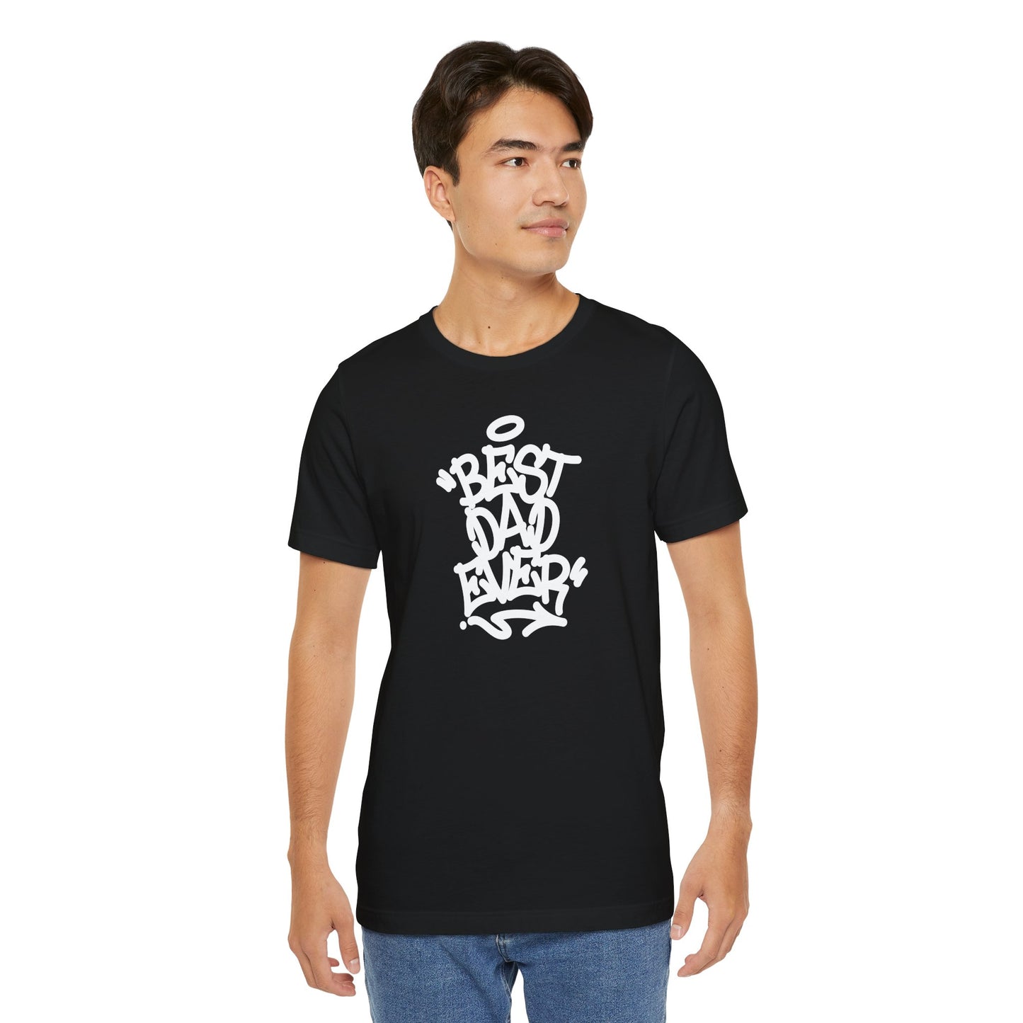Best Dad Ever Men's Jersey Short Sleeve Tee