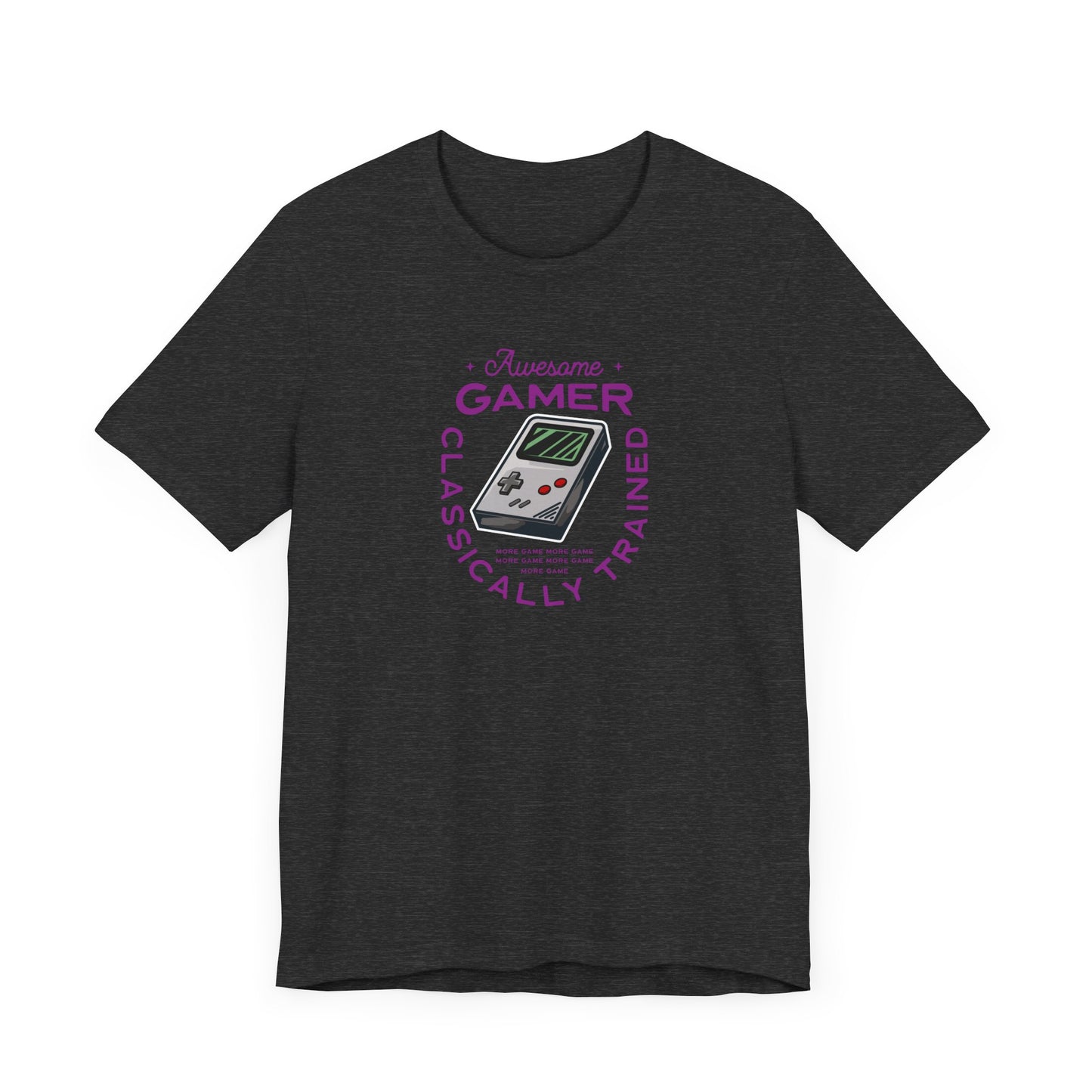 Unisex Jersey Short Sleeve Tee Awesome Gamer Classically Trained Purple Print