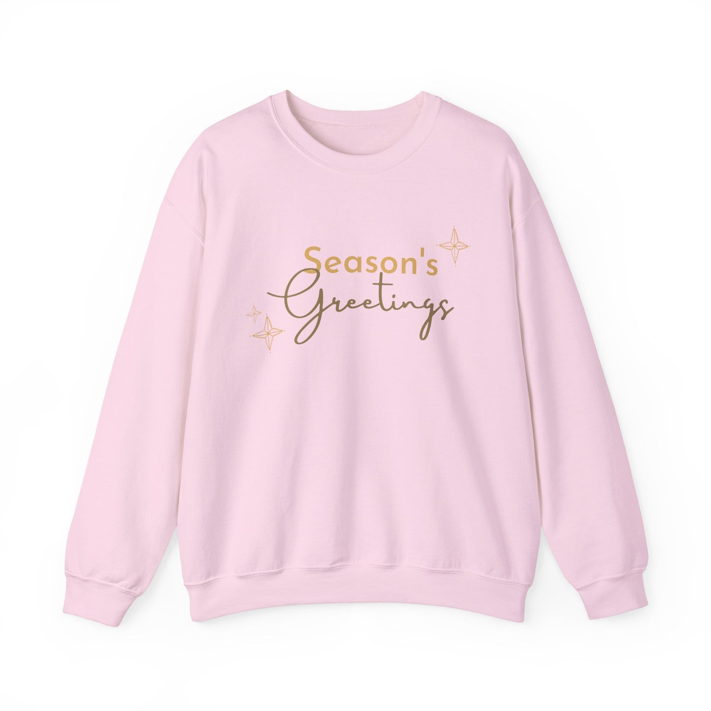 Unisex Heavy Blend Crewneck Sweatshirt Elegant Seasons Greetings ✨🎄