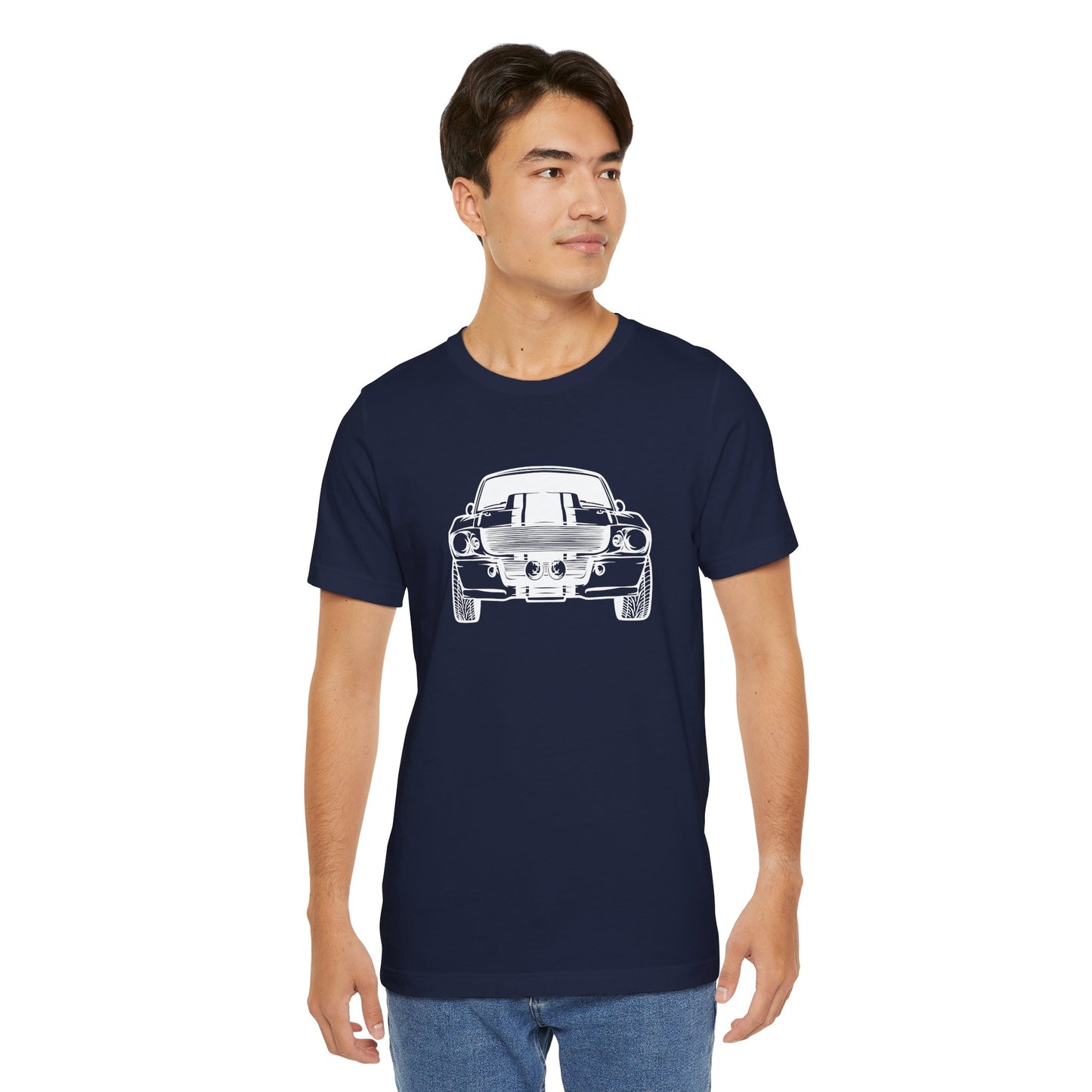 1967 Shelby Mustang GT500 Fastback Men's Jersey Short Sleeve Tee