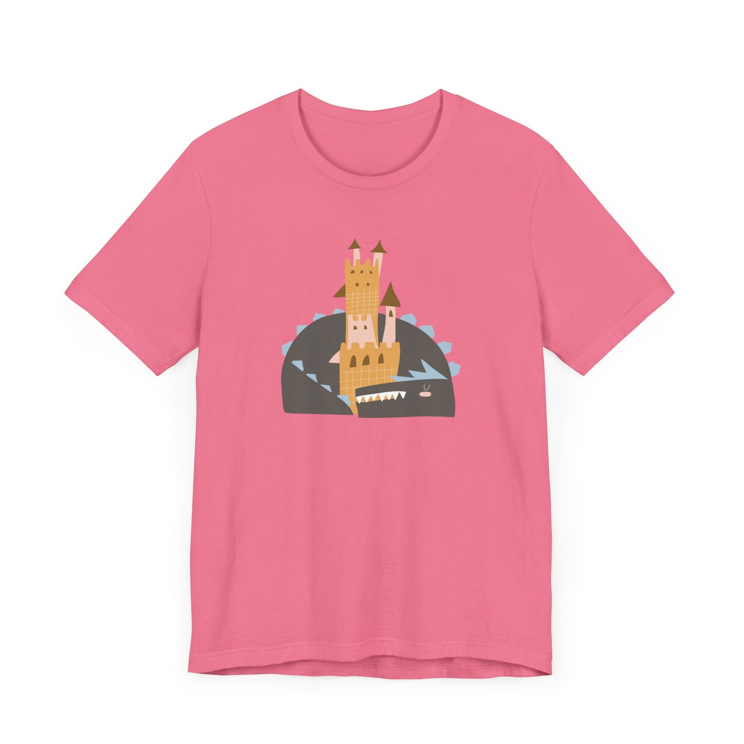 Unisex Jersey Short Sleeve Tee Dragon Dreams Cute Castle Nap