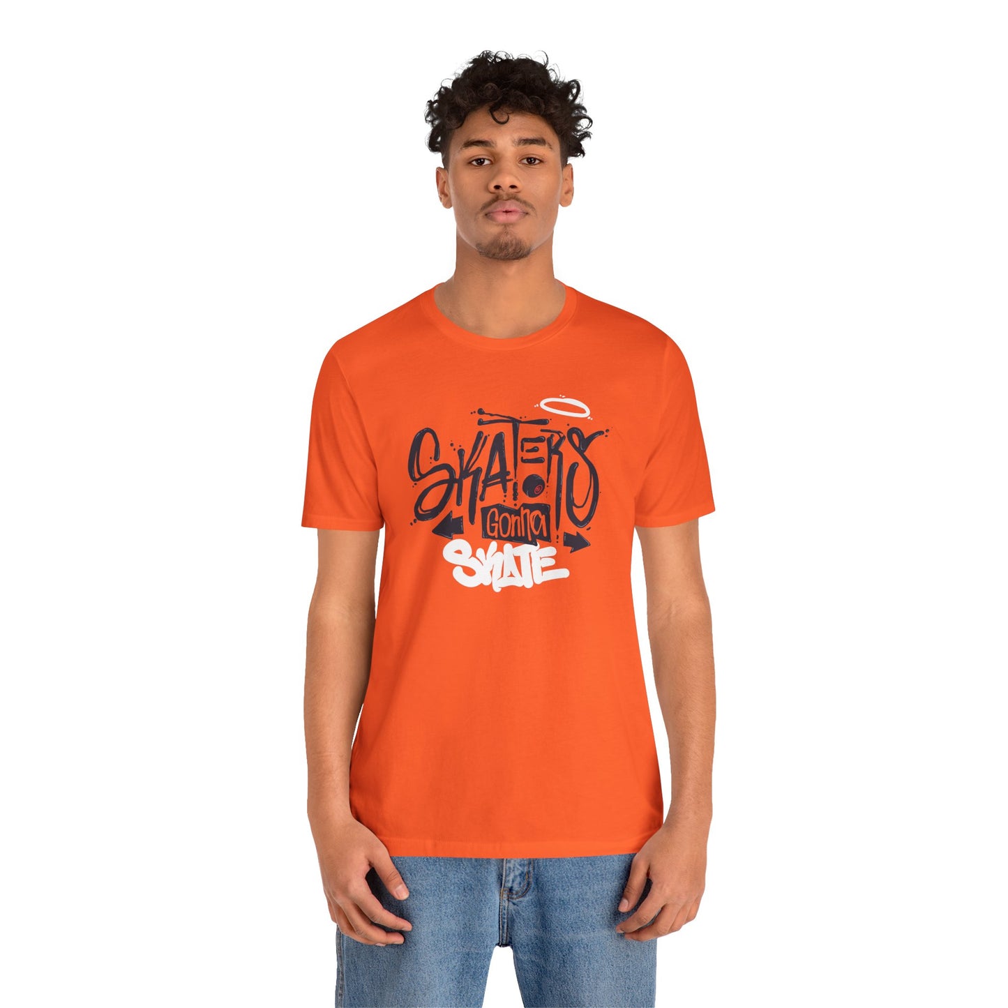 Skaters Gonna Skate Unisex Jersey Short Sleeve Tee