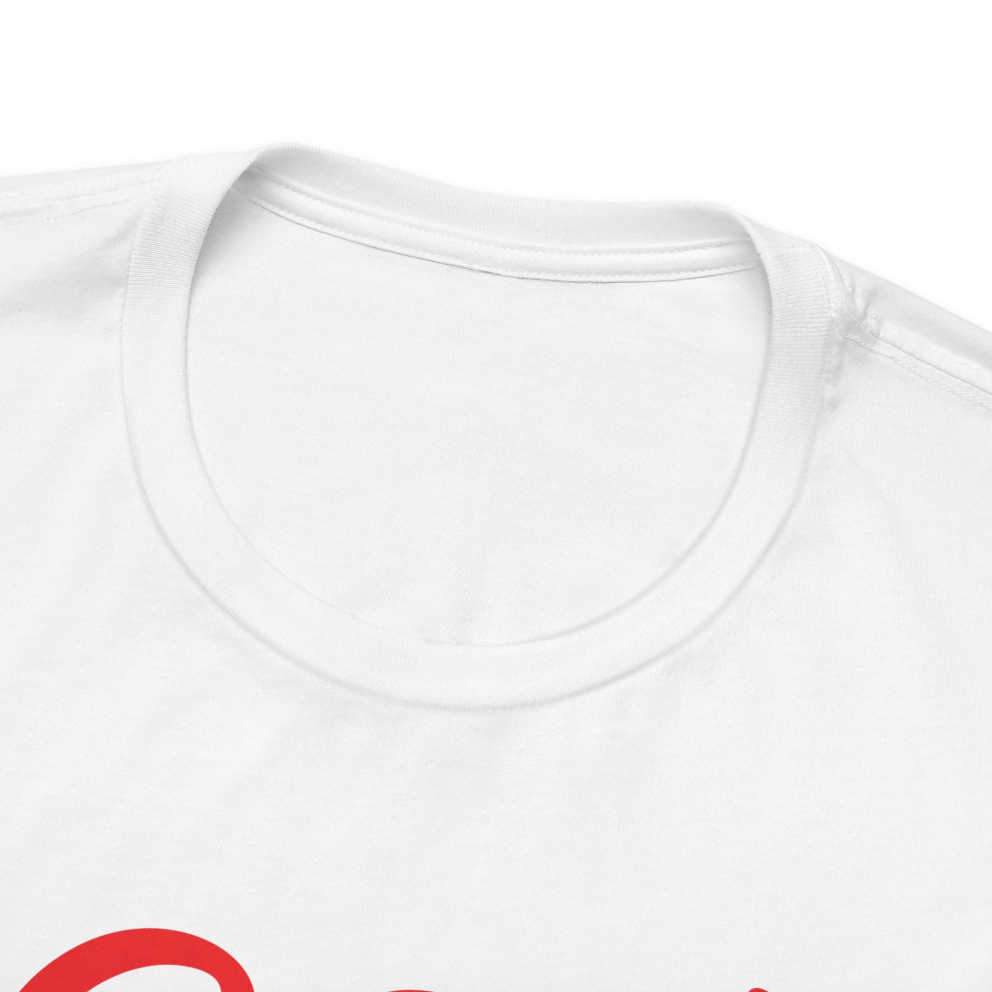 Christ is Risen Red Print Unisex Jersey Short Sleeve Tee