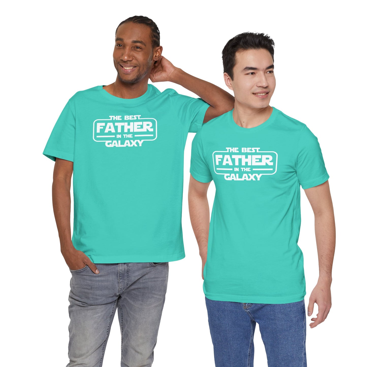 Best Father In The Galaxy Men's Jersey Short Sleeve Tee