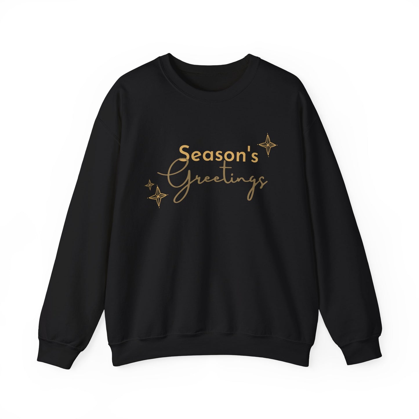 Unisex Heavy Blend Crewneck Sweatshirt Elegant Seasons Greetings ✨🎄