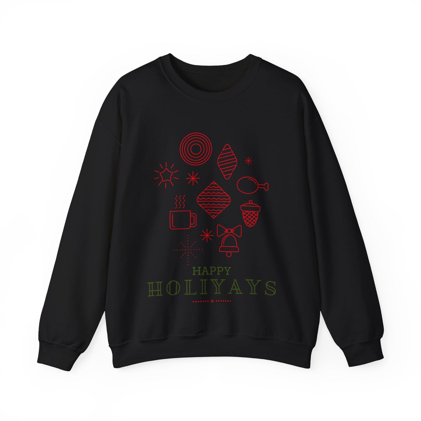 Unisex Heavy Blend Crewneck Sweatshirt Happy Holiyays 🎉✨