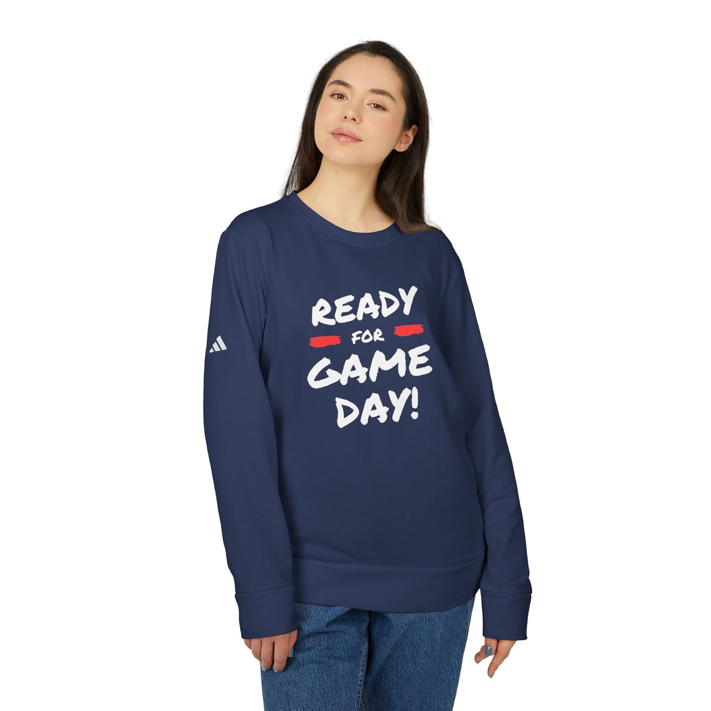 Ready For Game Day Adidas Unisex Cozy Fleece Sweatshirt