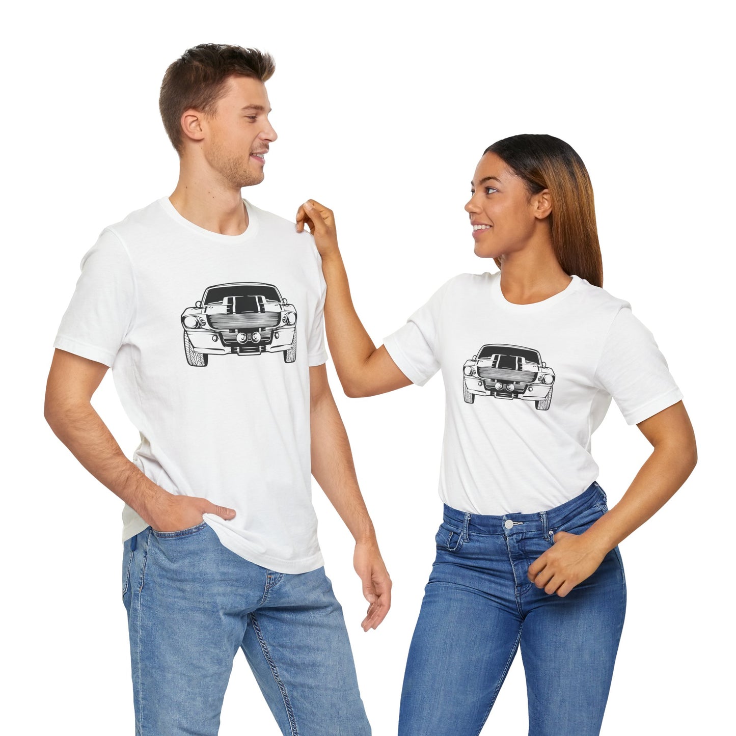 1967 Shelby Mustang GT500 Fastback Men's Jersey Short Sleeve Tee