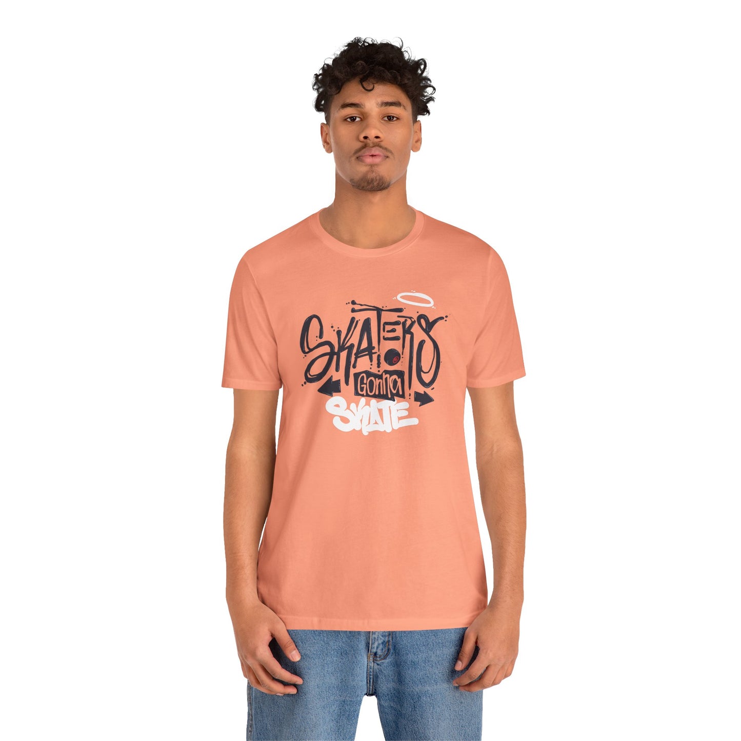 Skaters Gonna Skate Unisex Jersey Short Sleeve Tee