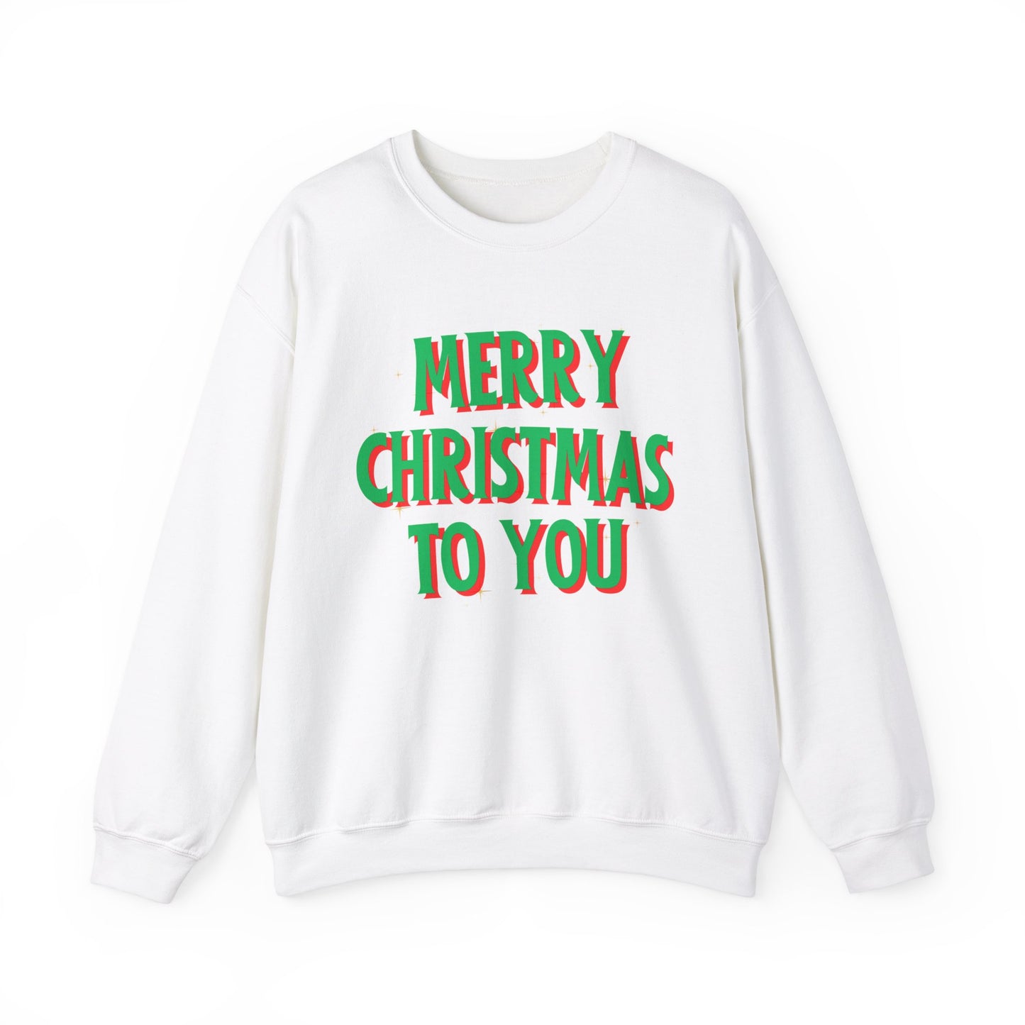 Unisex Heavy Blend Crewneck Sweatshirt Merry Christmas To You 🎄✨