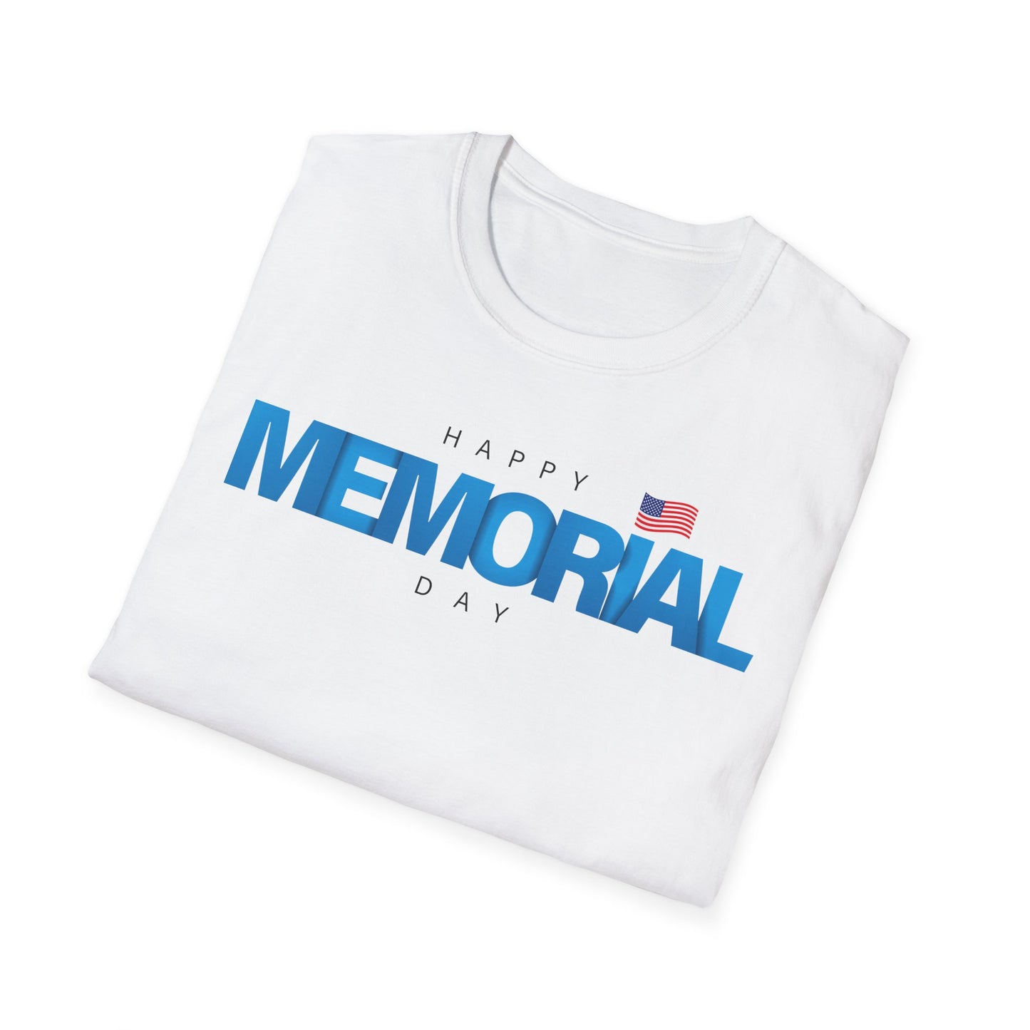 Happy Memorial Day Unisex Softstyle T-Shirt