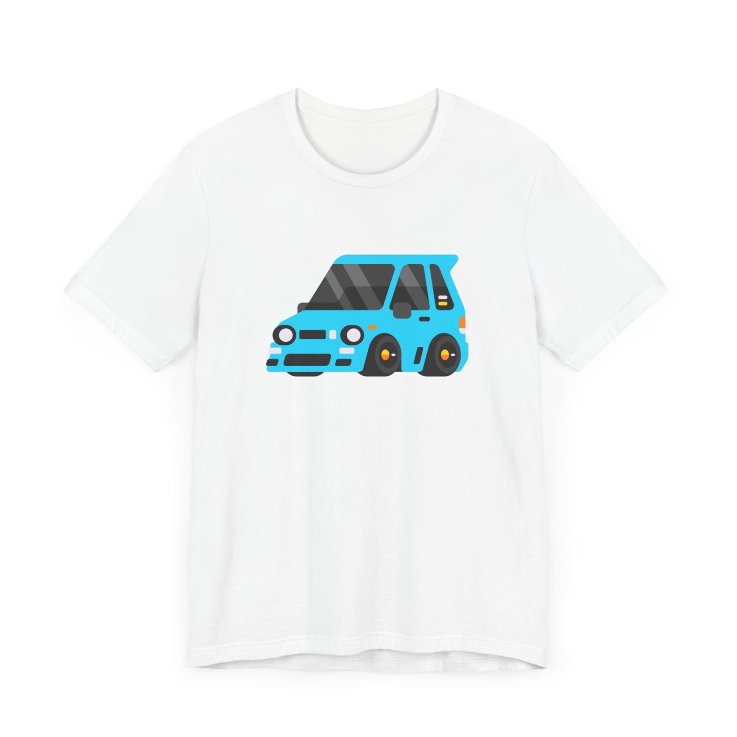 Unisex Jersey Short Sleeve Tee Adorable Car T-shirt Blue Car