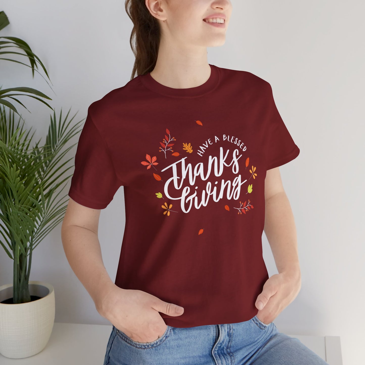 Have A Blessed Thanksgiving Unisex Jersey Short Sleeve Tee