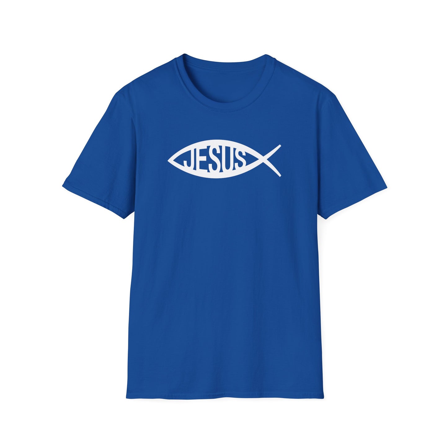 Jesus Fish Ichthys Softstyle T-Shirt