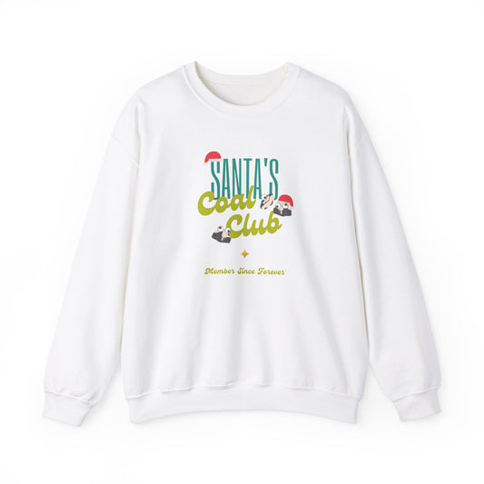 Unisex Heavy Blend Crewneck Sweatshirt Santa's Coal Club Member Since Forever 🖤✨