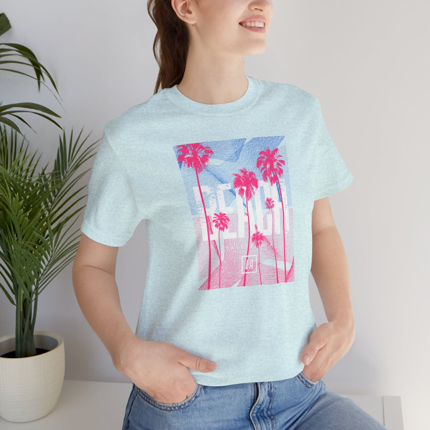 Beach California Unisex Jersey Short Sleeve Tee